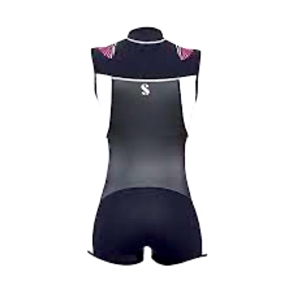 HYBRID DIVE SHORTY, WOMEN, 2MM Size 4 - Picture 2 of 4